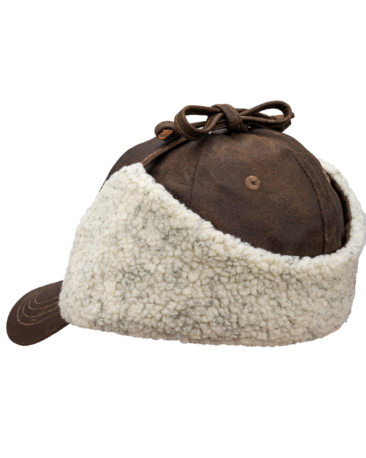 Leather McKinley Cap