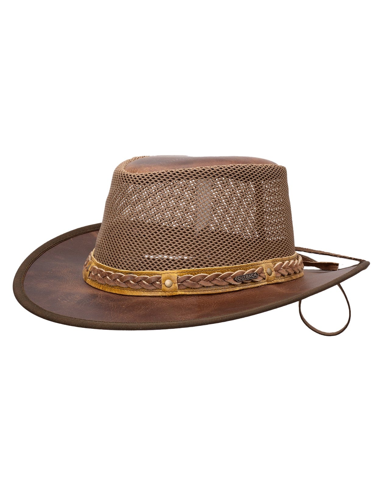 Wagga Wagga with Mesh Leather Hat