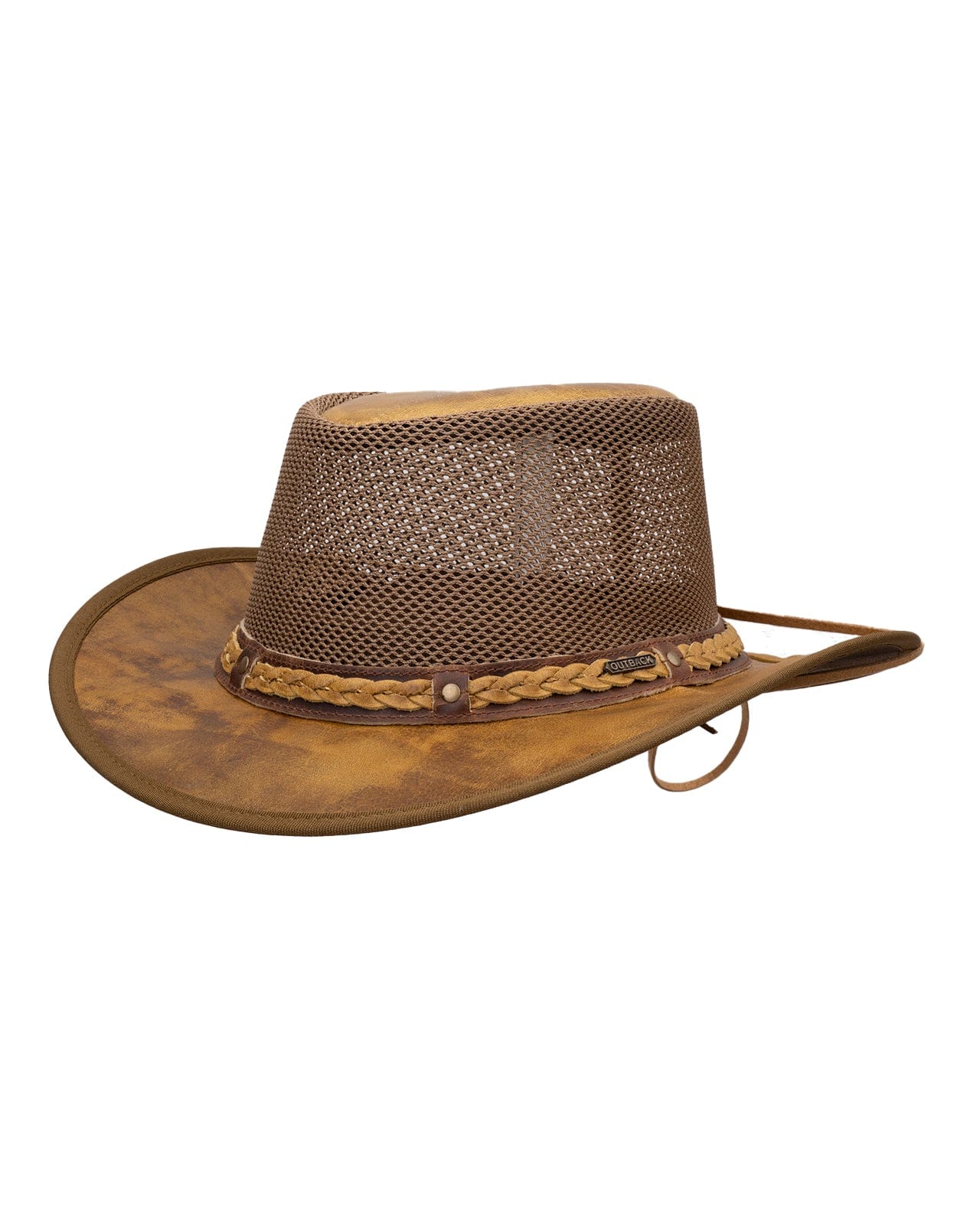 Wagga Wagga with Mesh Leather Hat