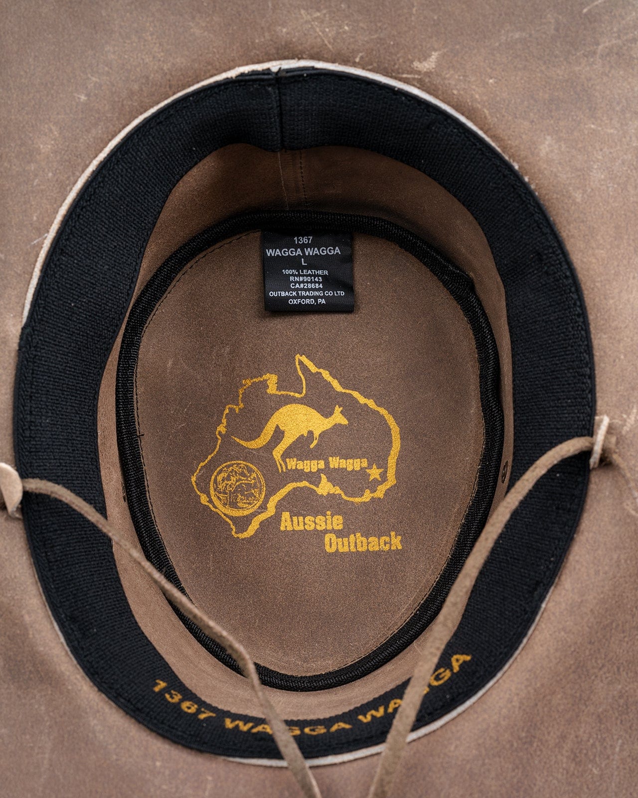 Wagga Wagga Leather Hat