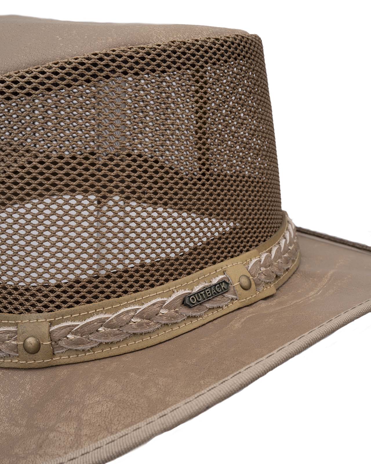 Wagga Wagga with Mesh Leather Hat