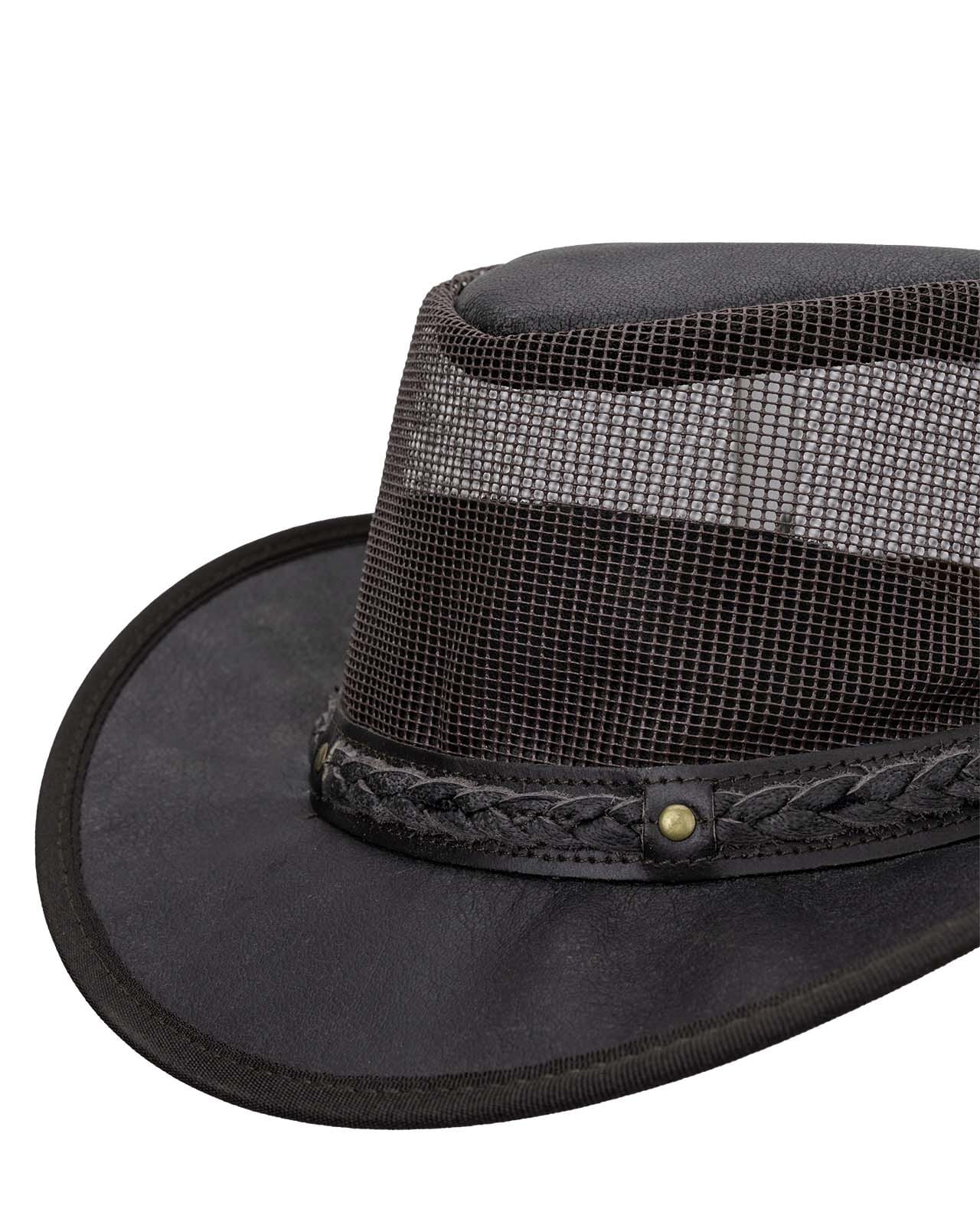 Wagga Wagga with Mesh Leather Hat