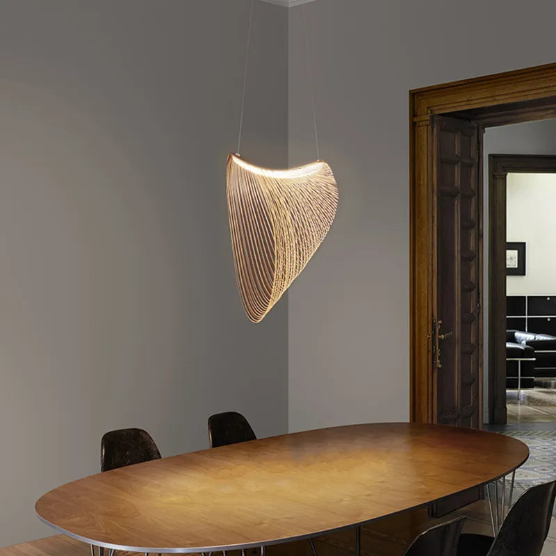 Wabi-Sabi Wooden Pendant