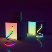 Spiral Glow LED Touch Table Lamp