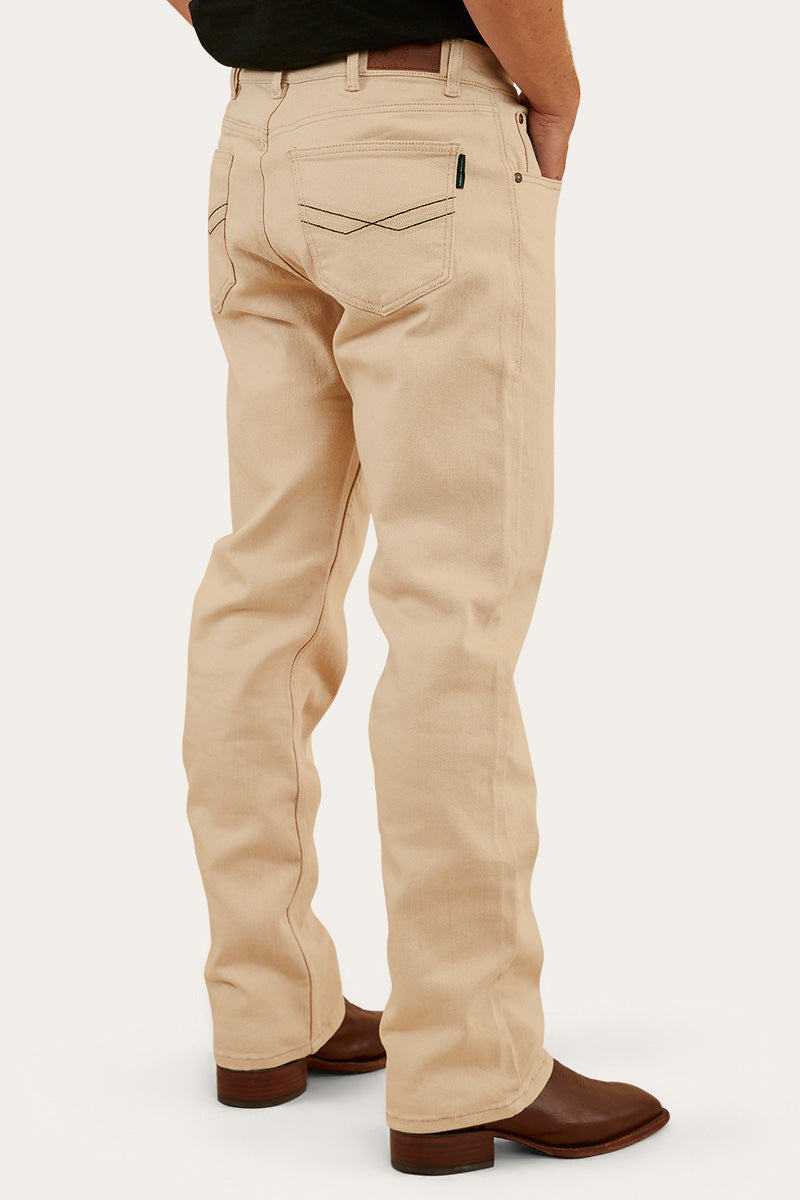 Muster Mens Slim Straight Fit Mid Rise Jeans