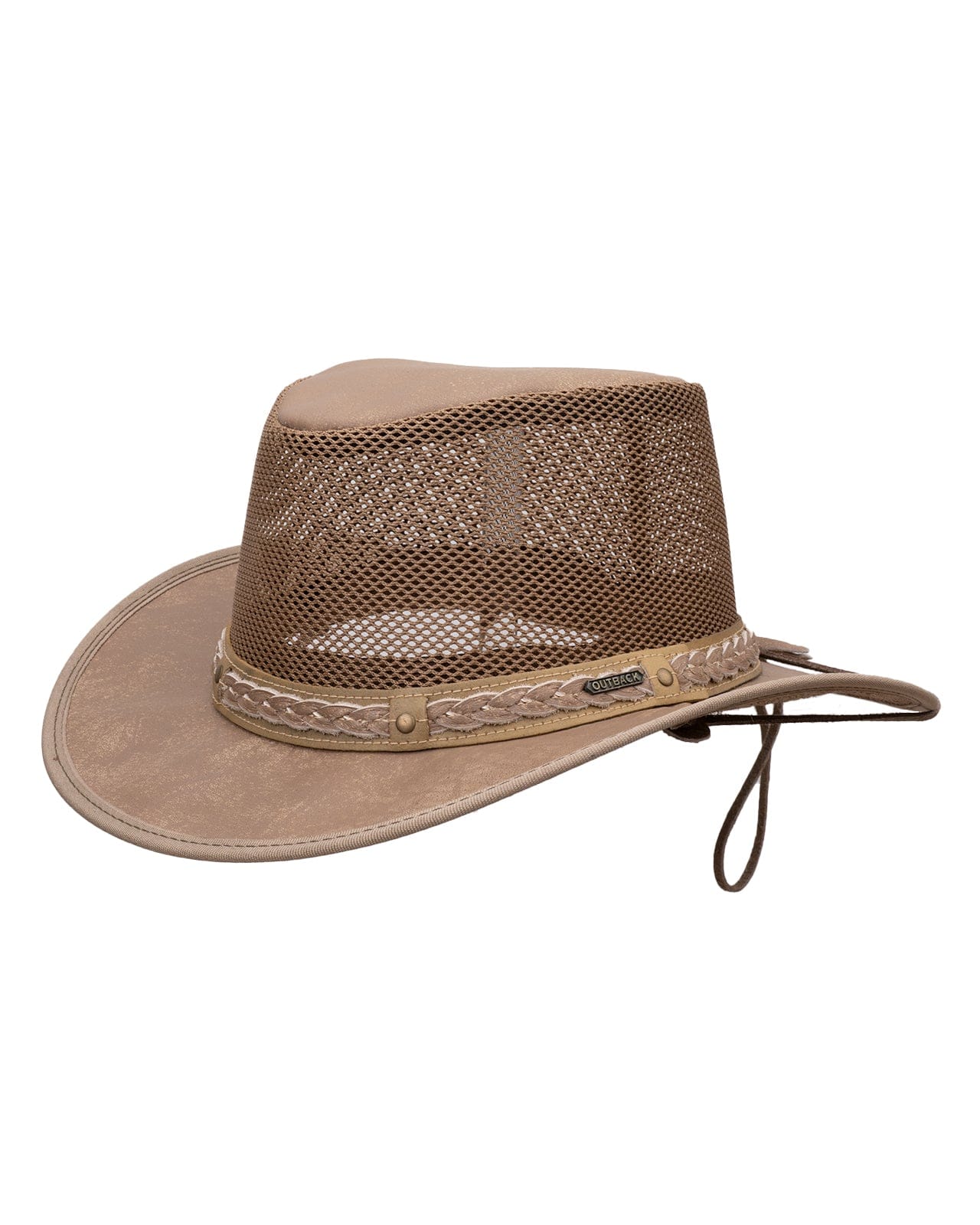 Wagga Wagga with Mesh Leather Hat