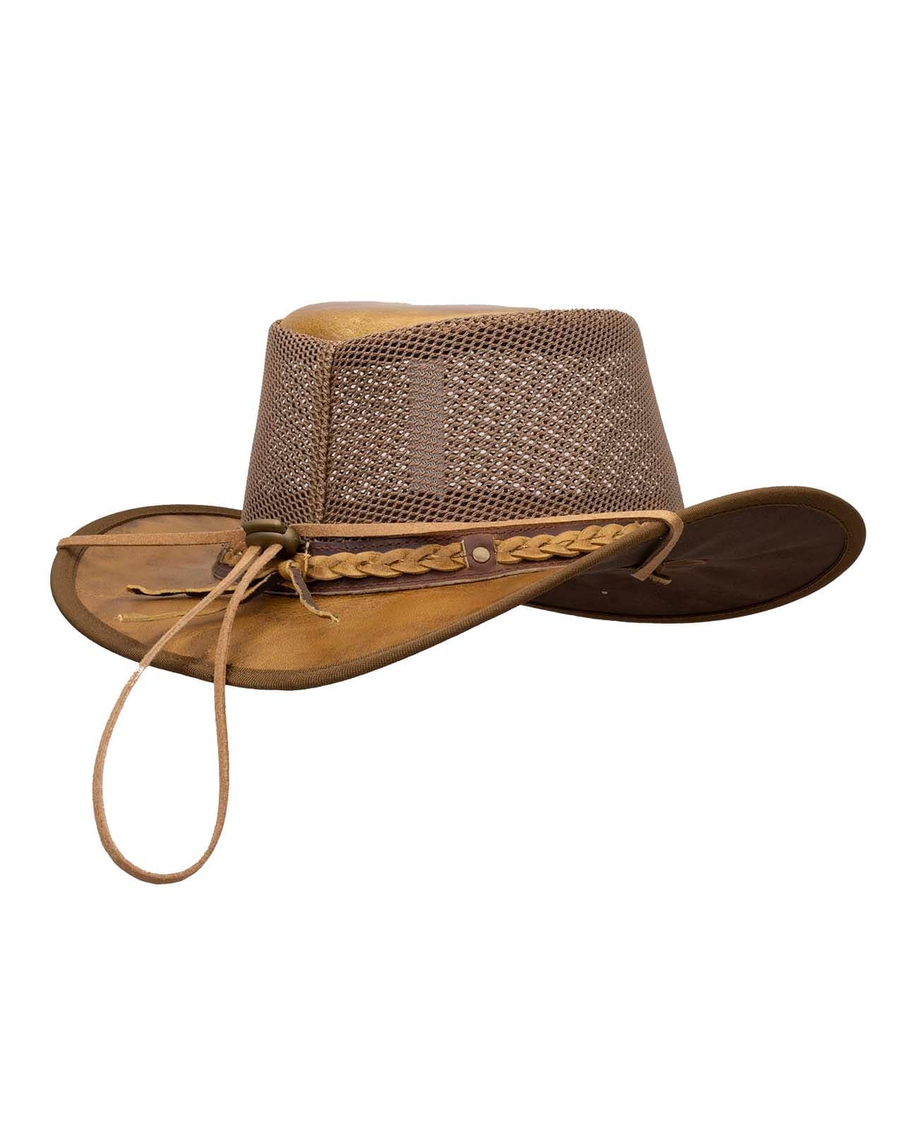Wagga Wagga with Mesh Leather Hat