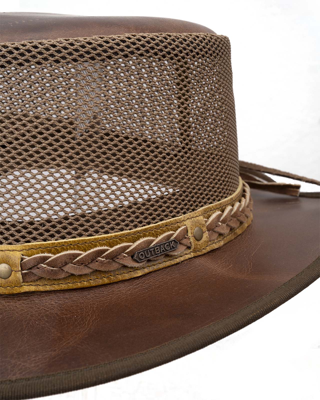 Wagga Wagga with Mesh Leather Hat