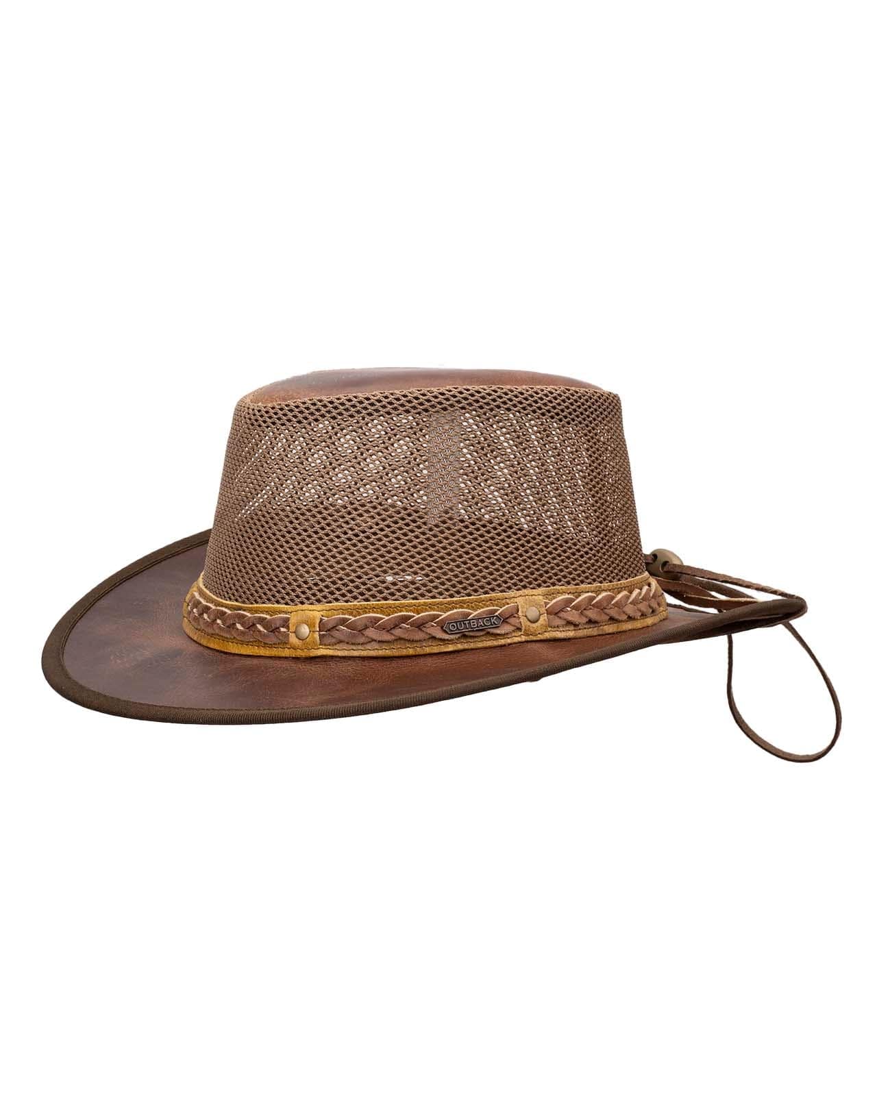 Wagga Wagga with Mesh Leather Hat