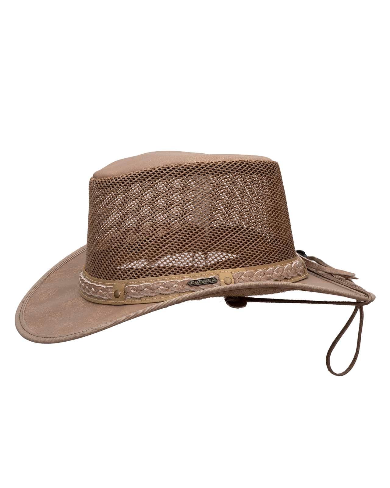 Wagga Wagga with Mesh Leather Hat