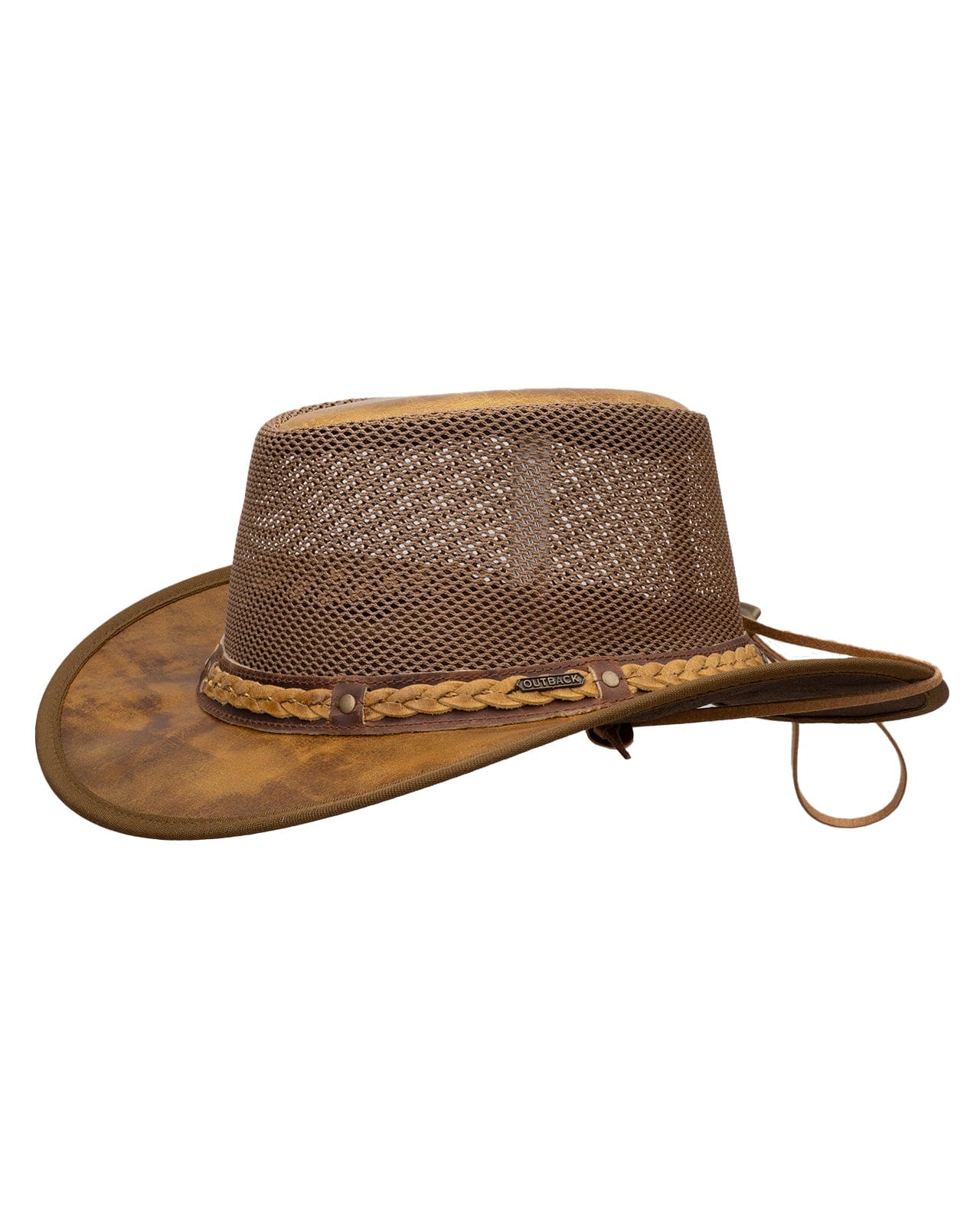 Wagga Wagga with Mesh Leather Hat
