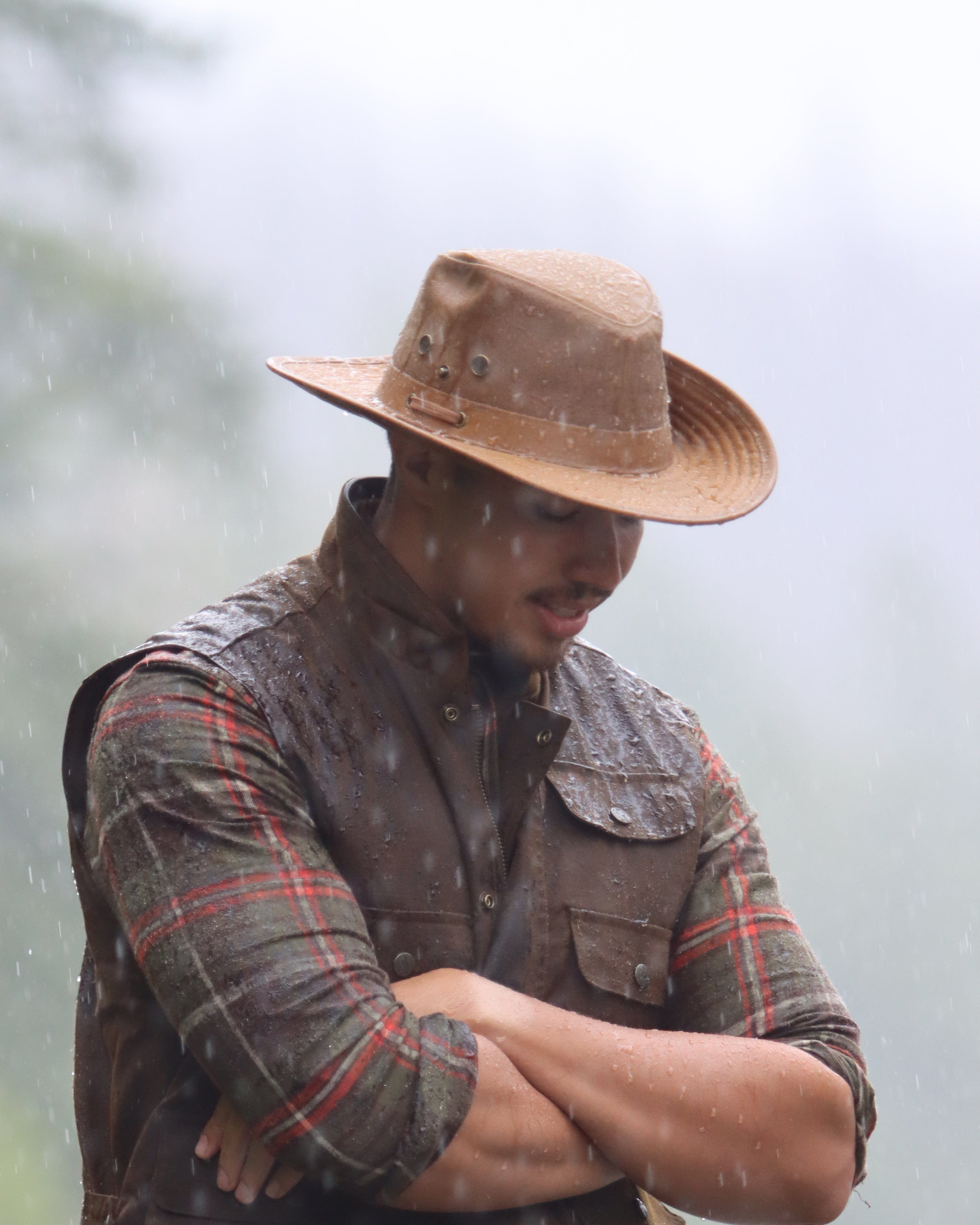 River Guide Oilskin Hat